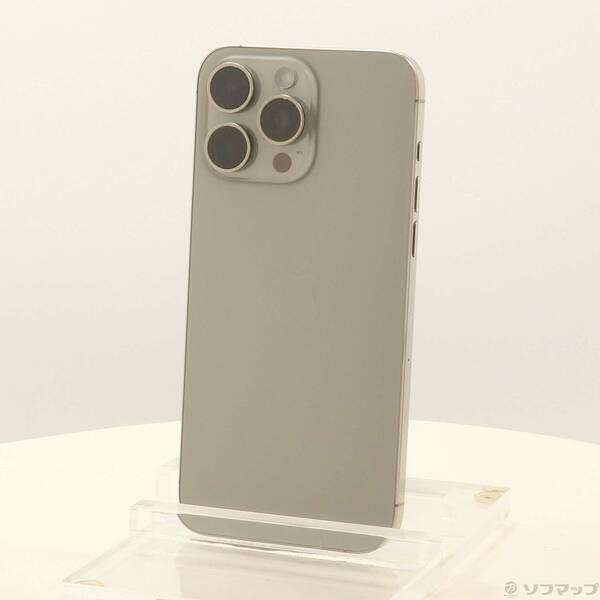 〔中古〕Apple(アップル) iPhone15 Pro Max 512GB ナチュラルチタニウム MU6W3J／A SIMフリー〔348-ud〕 | 