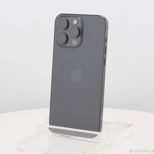 〔中古〕Apple(アップル) iPhone15 Pro Max 1TB ブラックチタニウム MU6Y3J／A SIMフリー〔368-ud〕 | 
