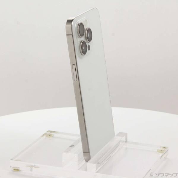 〔中古〕Apple(アップル) iPhone15 Pro Max 512GB ホワイトチタニウム MU6V3J／A SIMフリー〔258-ud〕 |  | 03