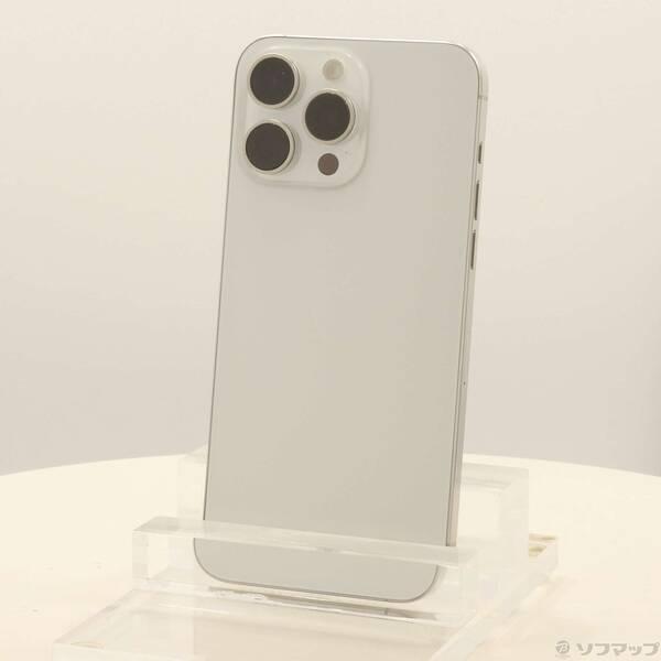 〔中古〕Apple(アップル) iPhone15 Pro Max 512GB ホワイトチタニウム MU6V3J／A SIMフリー〔198-ud〕 | 