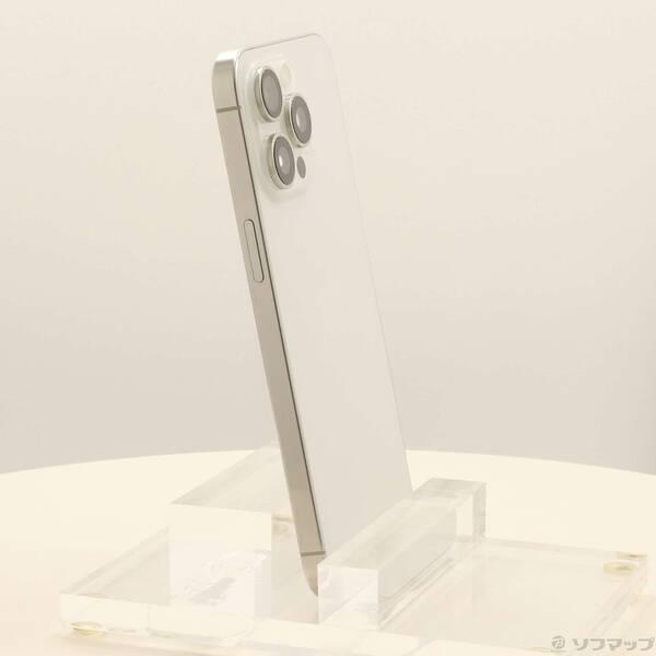〔中古〕Apple(アップル) iPhone15 Pro Max 512GB ホワイトチタニウム MU6V3J／A SIMフリー〔198-ud〕 |  | 03