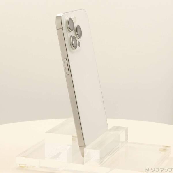 〔中古〕Apple(アップル) iPhone15 Pro Max 1TB ホワイトチタニウム MU703J／A SIMフリー〔349-ud〕 |  | 03