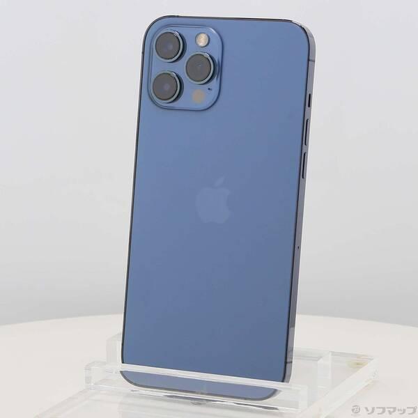 〔中古〕Apple(アップル) iPhone12 Pro Max 128GB パシフィックブルー MGCX3J／A SIMフリー〔198-ud〕 | 