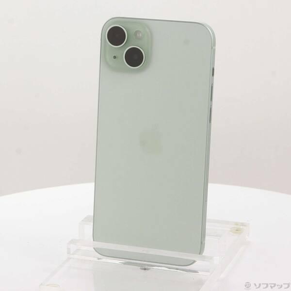 〔中古〕Apple(アップル) iPhone15 Plus 256GB グリーン MU0Q3J／A SIMフリー〔262-ud〕 | 
