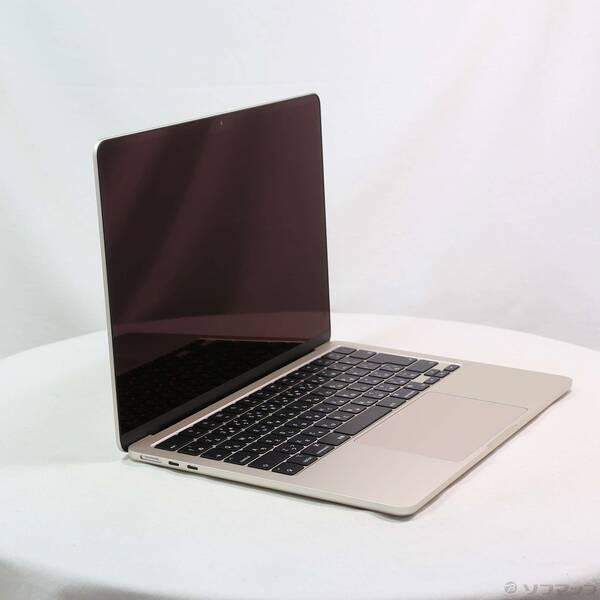 〔中古〕Apple(アップル) MacBook Air 13.6-inch Mid-2022 MLY23J／A Apple M2 8コアCPU_10コアGPU 8GB SSD512GB スターライト 〔26.3 Tahoe〕〔377-ud〕 |  | 03