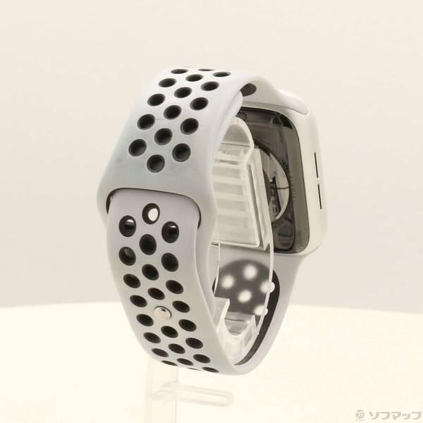 〔中古〕Apple(アップル) Apple Watch Series 5 Nike GPS 44mm シルバーアルミニウムケース ピュアプラチナム／ブラックNikeスポーツバンド〔377-ud〕 |  | 02