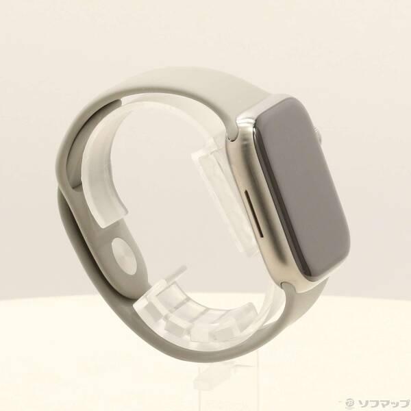〔中古〕Apple(アップル) Apple Watch Series 7 GPS + Cellular 45mm チタニウムケース ライトグレイスポーツバンド〔276-ud〕 |  | 03