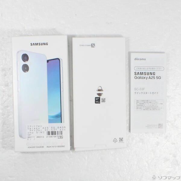 〔中古〕SAMSUNG(サムスン) Galaxy A25 5G 64GB ライトブルー SC-53F docomo SIMフリー〔352-ud〕 |  | 04