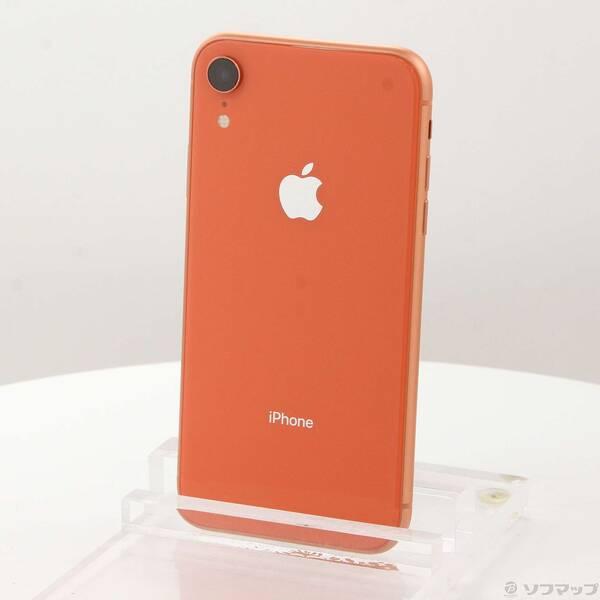 〔中古〕Apple(アップル) iPhoneXR 128GB コーラル MT0T2J／A SIMフリー〔305-ud〕 | 
