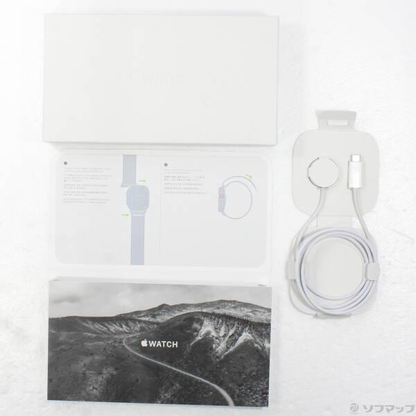 〔中古〕Apple(アップル) Apple Watch Ultra GPS + Cellular 49mm チタニウムケース ブルー／グレイトレイルループ〔196-ud〕 |  | 04