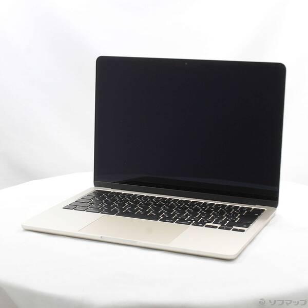 〔中古〕Apple(アップル) MacBook Air 13.6-inch Early-2025 MW103J／A Apple M4 10コアCPU_10コアGPU 16GB SSD512GB スターライト 〔15.7 Sequoia〕〔258-ud〕 | 