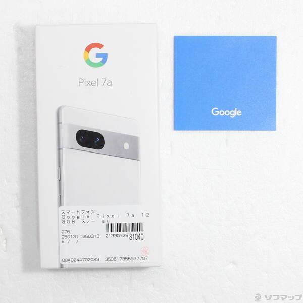 〔中古〕GOOGLE(グーグル) Google Pixel 7a 128GB スノー au SIMフリー〔349-ud〕 |  | 04