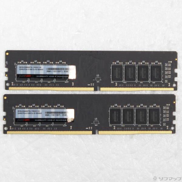 〔中古〕288P PC4-21300 DDR4-2666 32GB 16GB×2枚組〔297-ud〕 | 