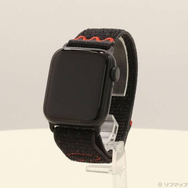 〔中古〕Apple(アップル) Apple Watch SE 第3世代 GPS 40mm ミッドナイトアルミニウムケース ミッドナイトブラックNikeスポーツループ〔198-ud〕 | 