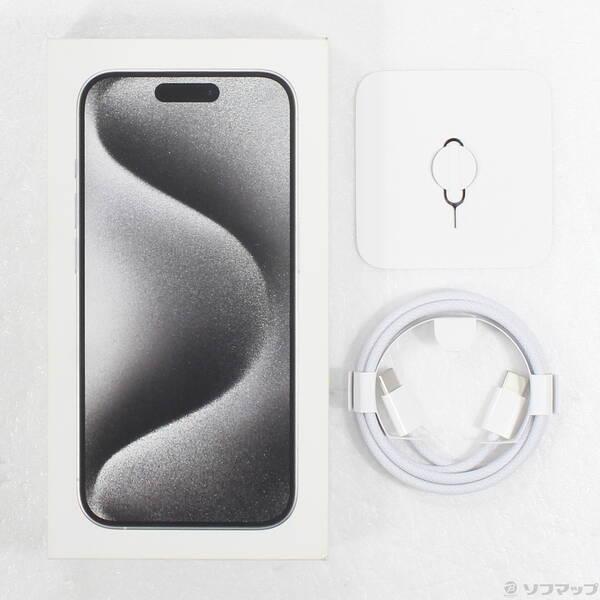 〔中古〕Apple(アップル) iPhone15 Pro 256GB ホワイトチタニウム MTUD3J／A SIMフリー〔276-ud〕 |  | 04