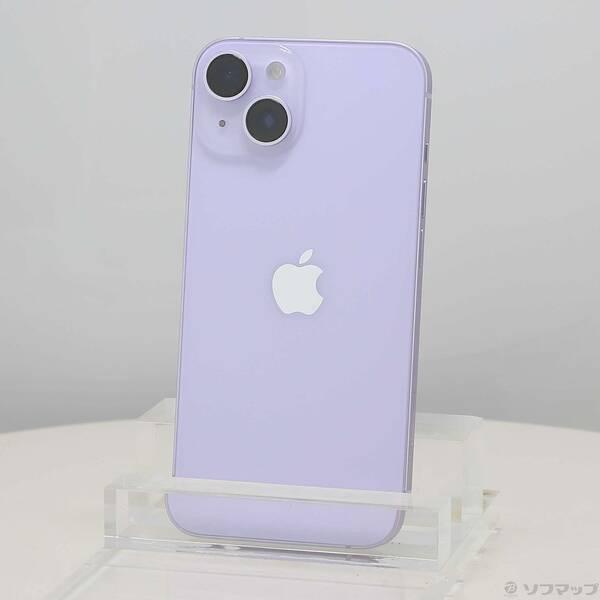 〔中古〕Apple(アップル) iPhone14 128GB パープル MPUY3J／A SIMフリー〔198-ud〕 | 