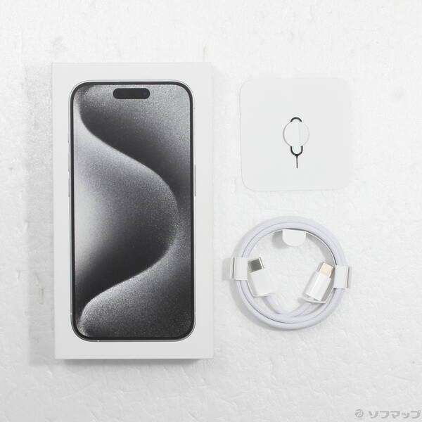 〔中古〕Apple(アップル) iPhone15 Pro 128GB ホワイトチタニウム MTU83J／A SIMフリー〔269-ud〕 |  | 04