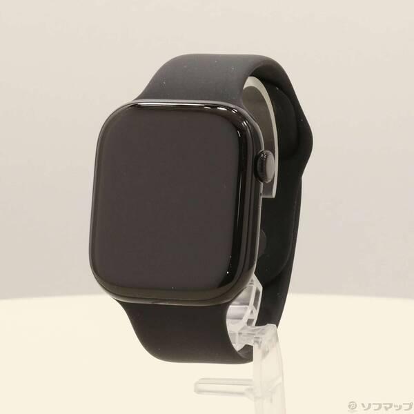 〔中古〕Apple(アップル) Apple Watch Series 11 GPS 46mm ジェットブラックアルミニウムケース ブラックスポーツバンド〔198-ud〕 | 