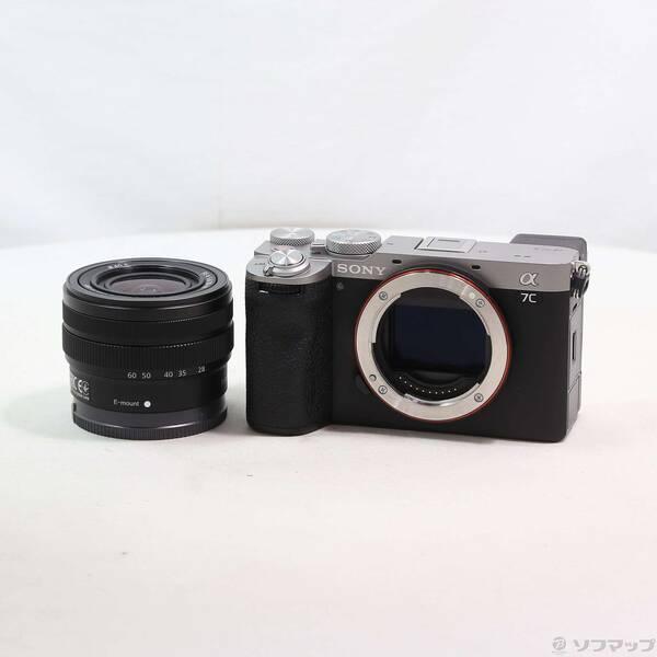 〔中古〕SONY(ソニー) α7C II ズームレンズキット シルバー ILCE-7CM2L S〔251-ud〕 | 