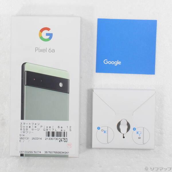 〔中古〕GOOGLE(グーグル) Google Pixel 6a 128GB セージ GB17L au SIMフリー〔349-ud〕 |  | 04
