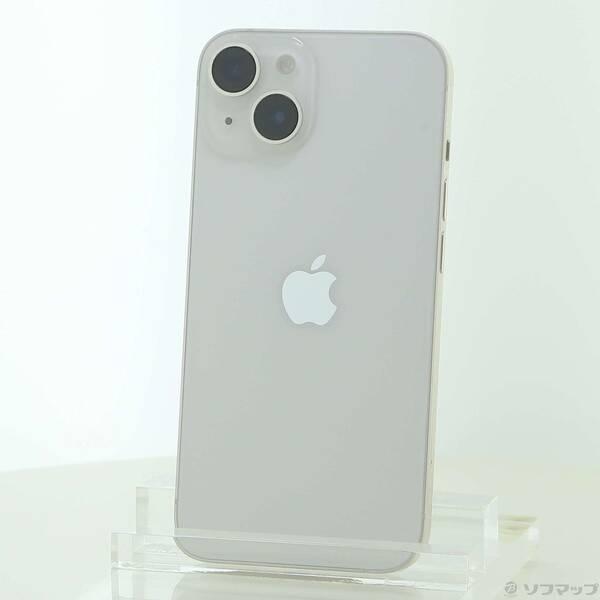 〔中古〕Apple(アップル) iPhone14 128GB スターライト MPUQ3J／A SIMフリー〔377-ud〕 | 