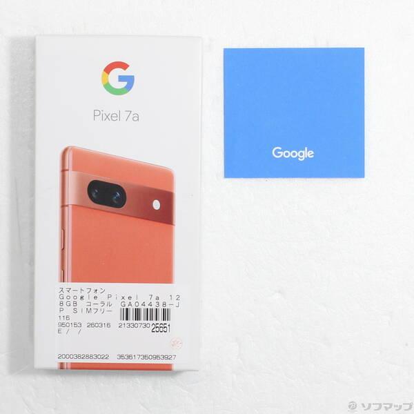〔中古〕GOOGLE(グーグル) Google Pixel 7a 128GB コーラル GA04438-JP SIMフリー〔305-ud〕 |  | 04