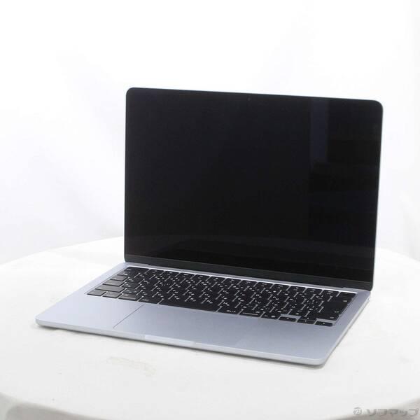 〔中古〕〔展示品〕 MacBook Air 13.6-inch Early-2025 MC6T4J／A Apple M4 10コアCPU_8コアGPU 16GB SSD256GB スカイブルー 〔15.5 Sequoia〕〔377-ud〕 | 