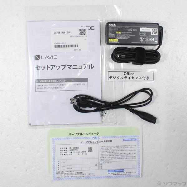 〔中古〕NEC(エヌイーシー) 〔展示品〕 LAVIE N16 PC-N1675KAE オリーブグリーン〔258-ud〕 |  | 04