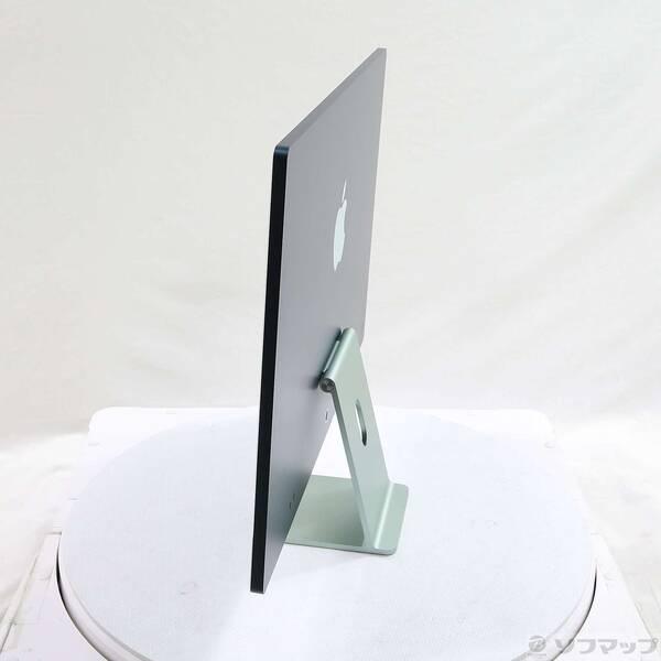 〔中古〕Apple(アップル) iMac 24-inch Mid-2021 MJV83J／A Apple M1 8コアCPU_7コアGPU 8GB SSD256GB グリーン 〔26.3 Tahoe〕〔377-ud〕 |  | 01