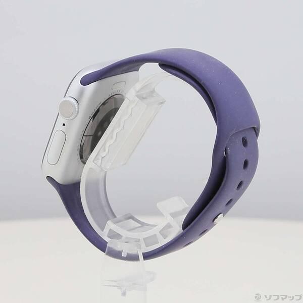 〔中古〕Apple(アップル) Apple Watch Series 11 GPS 42mm シルバーアルミニウムケース パープルフォグスポーツバンド〔377-ud〕 |  | 01