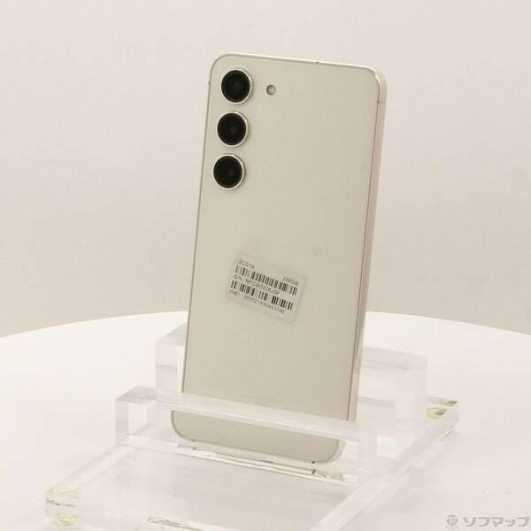〔中古〕SAMSUNG(サムスン) Galaxy S23 256GB クリーム SCG19 au SIMフリー〔262-ud〕 | 