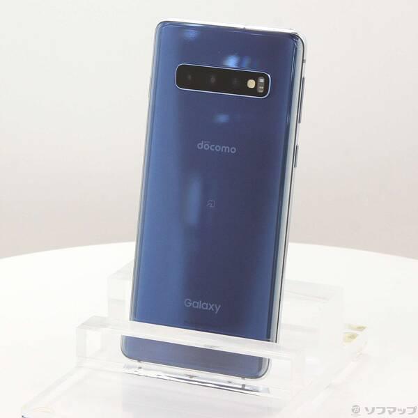〔中古〕SAMSUNG(サムスン) GALAXY S10 128GB プリズムブルー SC-03L docomoロック解除SIMフリー〔198-ud〕 | 