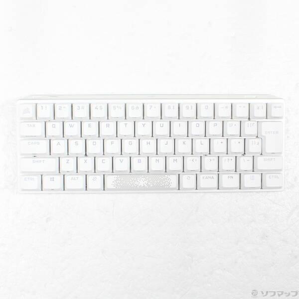 〔中古〕CORSAIR(コルセア) K70 PRO MINI WIRELESS RGB 60% メカニカルゲーミングキーボード ホワイト 銀軸〔377-ud〕 | 