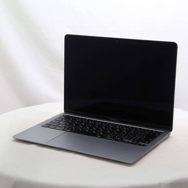〔中古〕Apple(アップル) MacBook Air 13.3-inch Late-2020 MGN63J／A Apple M1 8コアCPU_7コアGPU 8GB SSD256GB スペースグレイ 〔15.3 Sequoia〕〔368-ud〕 | 