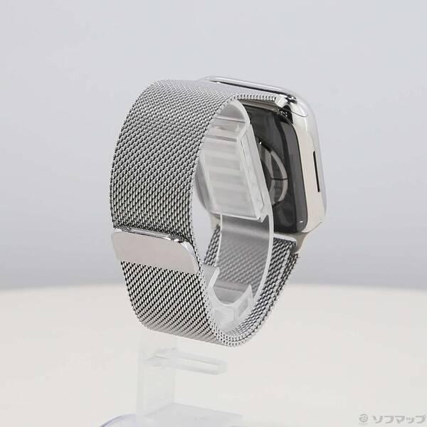 〔中古〕Apple(アップル) Apple Watch Series 7 GPS + Cellular 41mm シルバーステンレススチールケース シルバーミラネーゼループ〔198-ud〕 |  | 02