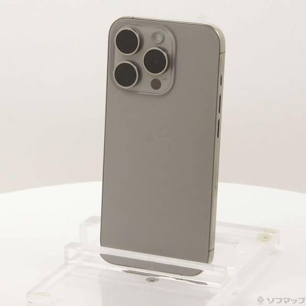 〔中古〕Apple(アップル) iPhone15 Pro 128GB ナチュラルチタニウム MTU93J／A SIMフリー〔377-ud〕 | 
