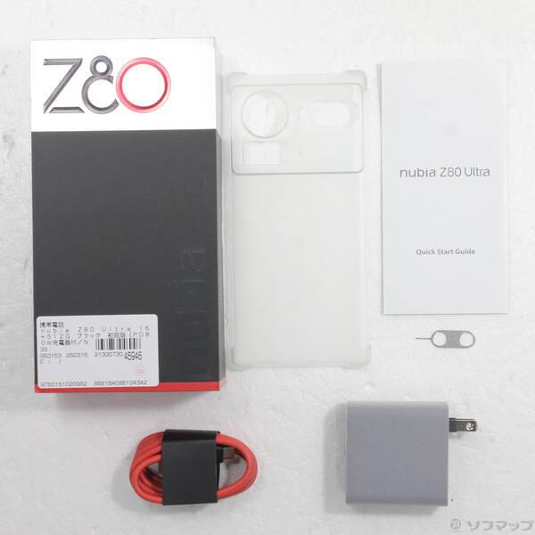 〔中古〕nubia Z80 Ultra 512GB ブラック NX741J+GAN SIMフリー〔262-ud〕 |  | 04