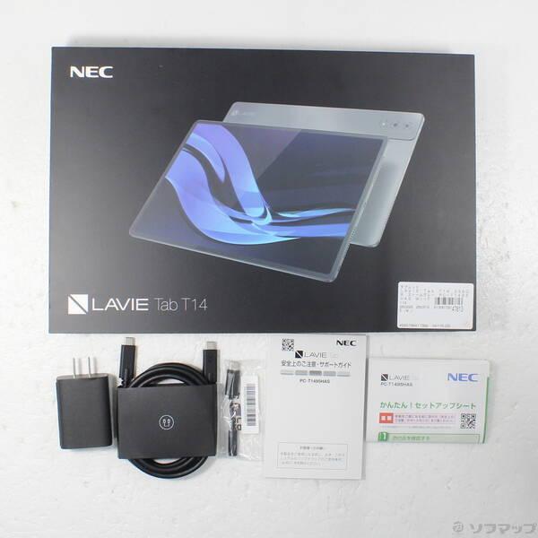 〔中古〕NEC(エヌイーシー) LAVIE Tab T14 256GB ストームグレー PC-T1495HAS Wi-Fi〔258-ud〕 |  | 04
