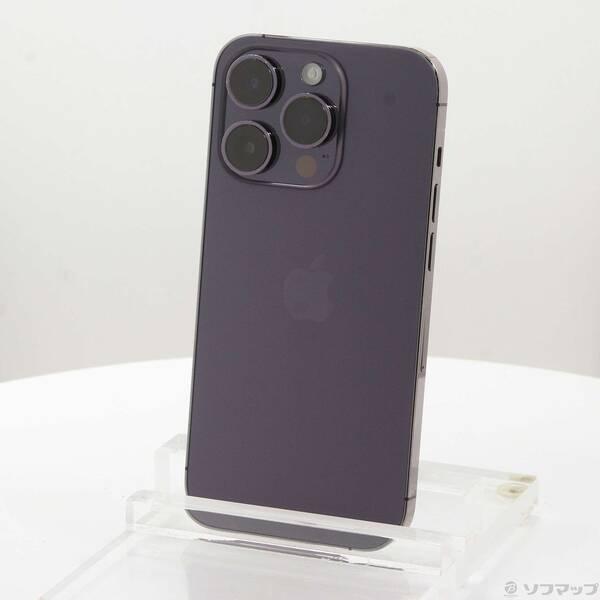 〔中古〕Apple(アップル) iPhone14 Pro 256GB ディープパープル MQ1E3J／A SIMフリー〔262-ud〕 | 