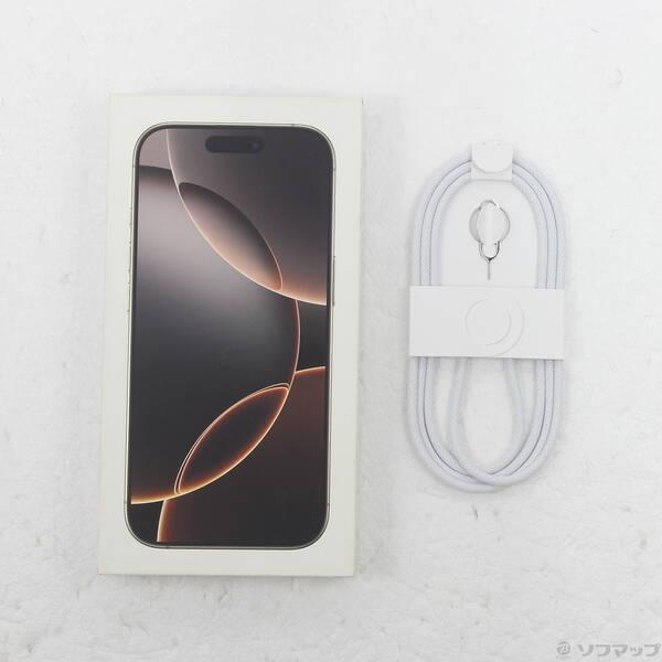 〔中古〕Apple(アップル) iPhone16 Pro 256GB デザートチタニウム MYN23J／A SIMフリー〔305-ud〕 |  | 04