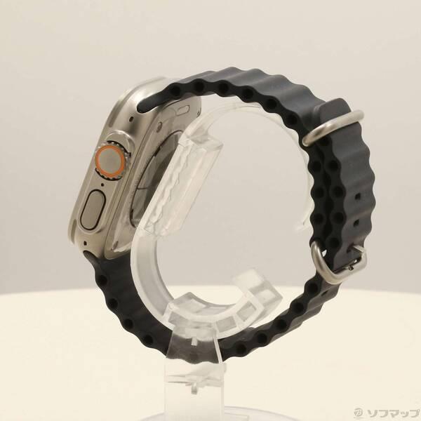 〔中古〕Apple(アップル) Apple Watch Ultra GPS + Cellular 49mm チタニウムケース ミッドナイトオーシャンバンド〔262-ud〕 |  | 01