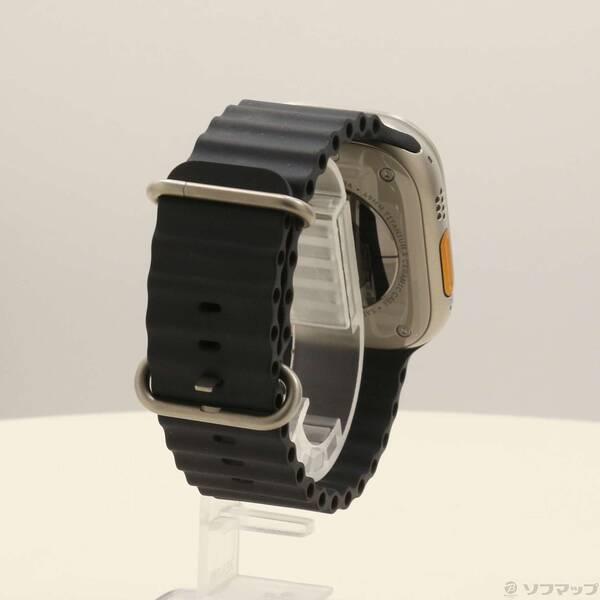 〔中古〕Apple(アップル) Apple Watch Ultra GPS + Cellular 49mm チタニウムケース ミッドナイトオーシャンバンド〔262-ud〕 |  | 02