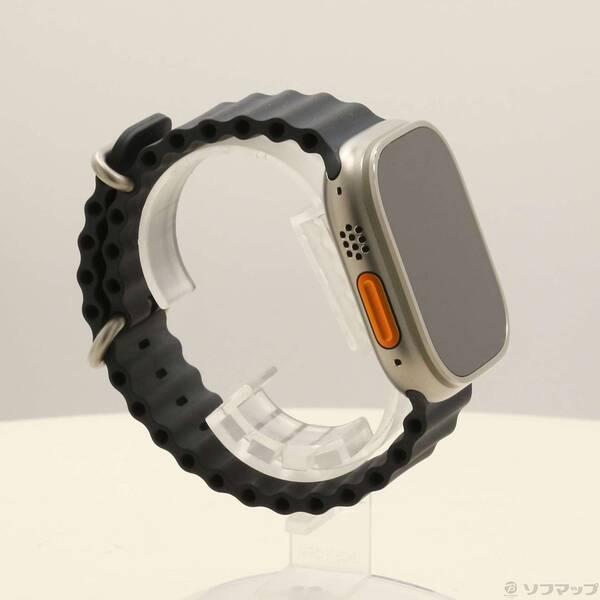 〔中古〕Apple(アップル) Apple Watch Ultra GPS + Cellular 49mm チタニウムケース ミッドナイトオーシャンバンド〔262-ud〕 |  | 03