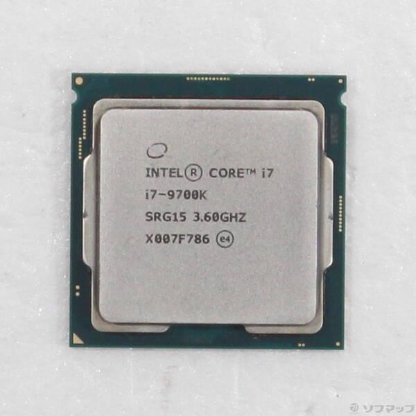 〔中古〕intel(インテル) Core i7 9700K 〔3.6GHz／LGA 1151〕〔262-ud〕 | 