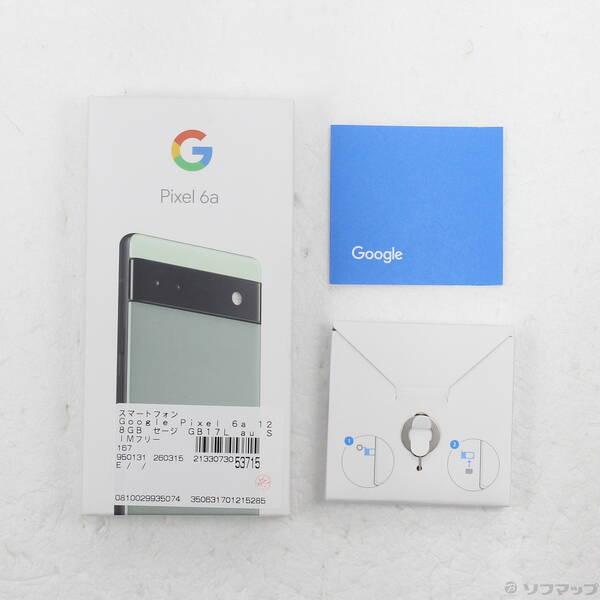 〔中古〕GOOGLE(グーグル) Google Pixel 6a 128GB セージ GB17L au SIMフリー〔371-ud〕 |  | 04