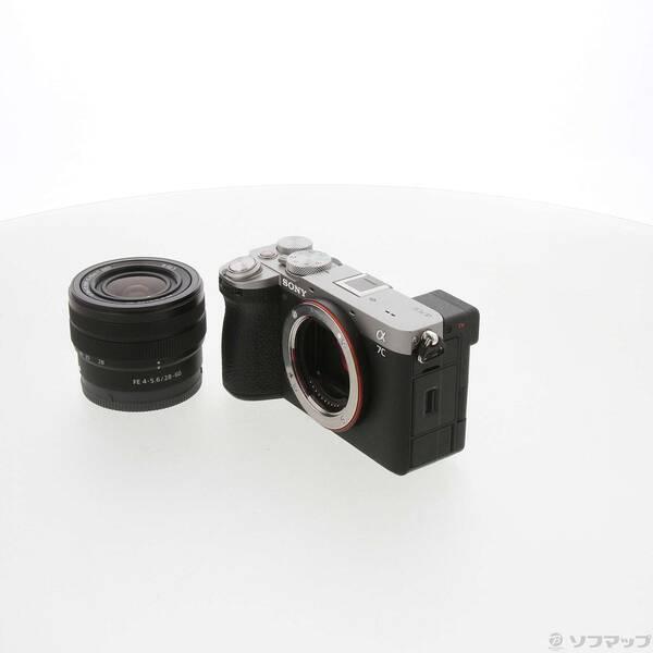 〔中古〕SONY(ソニー) α7C II ズームレンズキット シルバー ILCE-7CM2L S〔198-ud〕 | 