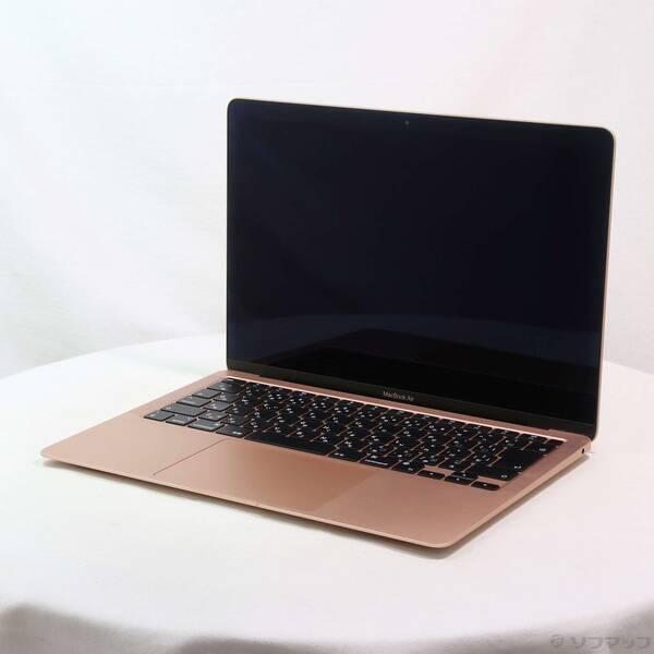 〔中古〕Apple(アップル) MacBook Air 13.3-inch Late-2020 MGND3J／A Apple M1 8コアCPU_7コアGPU 8GB SSD256GB ゴールド 〔26.3 Tahoe〕〔196-ud〕 | 
