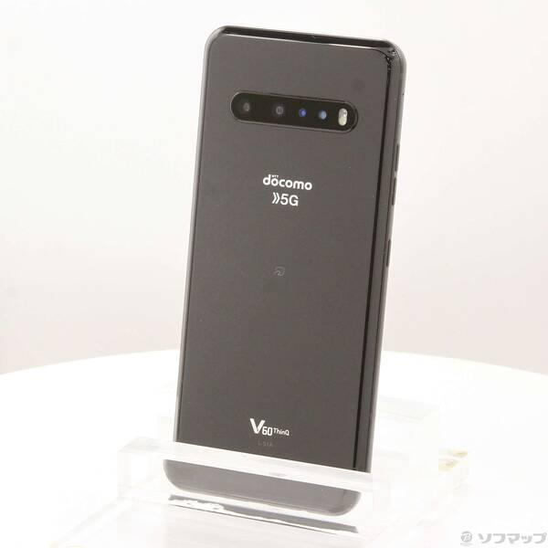 〔中古〕LG(エルジー) LG V60 ThinQ 5G 128GB ザ ブラック L-51A docomoロック解除SIMフリー〔262-ud〕 | 
