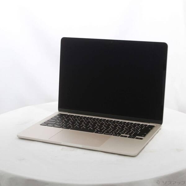〔中古〕Apple(アップル) MacBook Air 13.6-inch Early-2025 MW103J／A Apple M4 10コアCPU_10コアGPU 16GB SSD1TB スターライト 〔15.7 Sequoia〕〔258-ud〕 | 