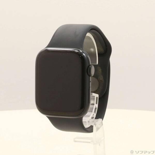〔中古〕Apple(アップル) Apple Watch Series 8 GPS 45mm ミッドナイトアルミニウムケース ミッドナイトスポーツバンド〔276-ud〕 | 